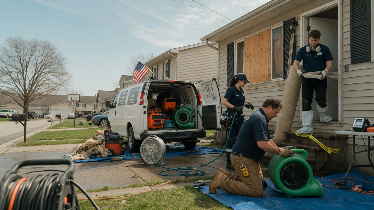 Water Damage Restoration in Macedonia, IL near me